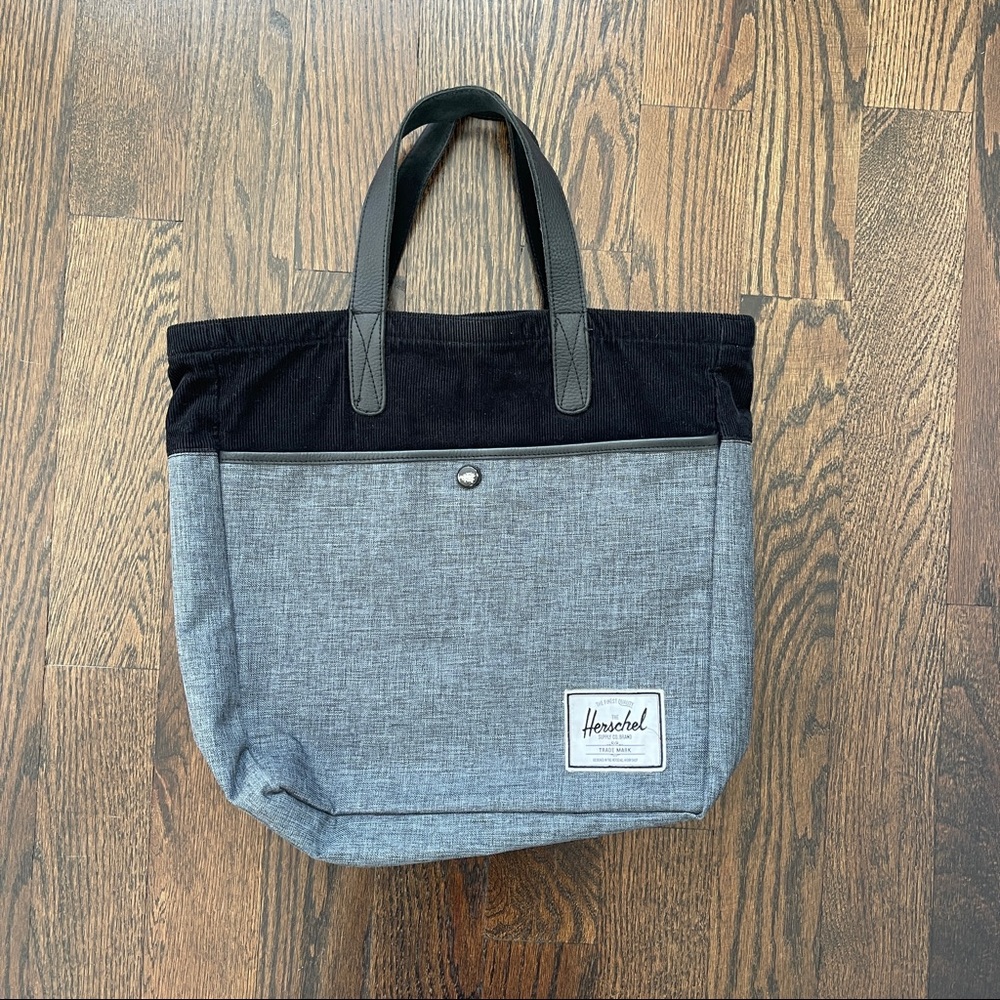 Herschel Supply Company Black and Gray Laptop Bag